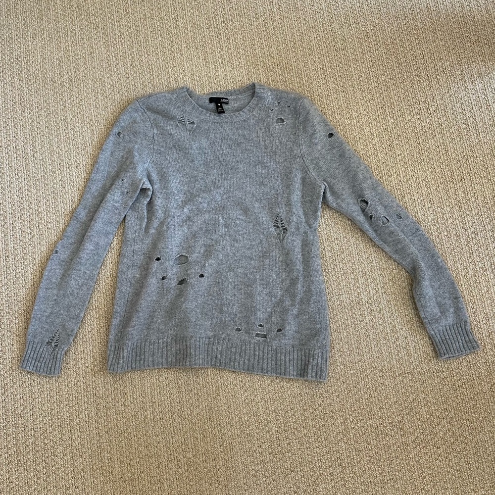 Aqua Cashmere Sweater